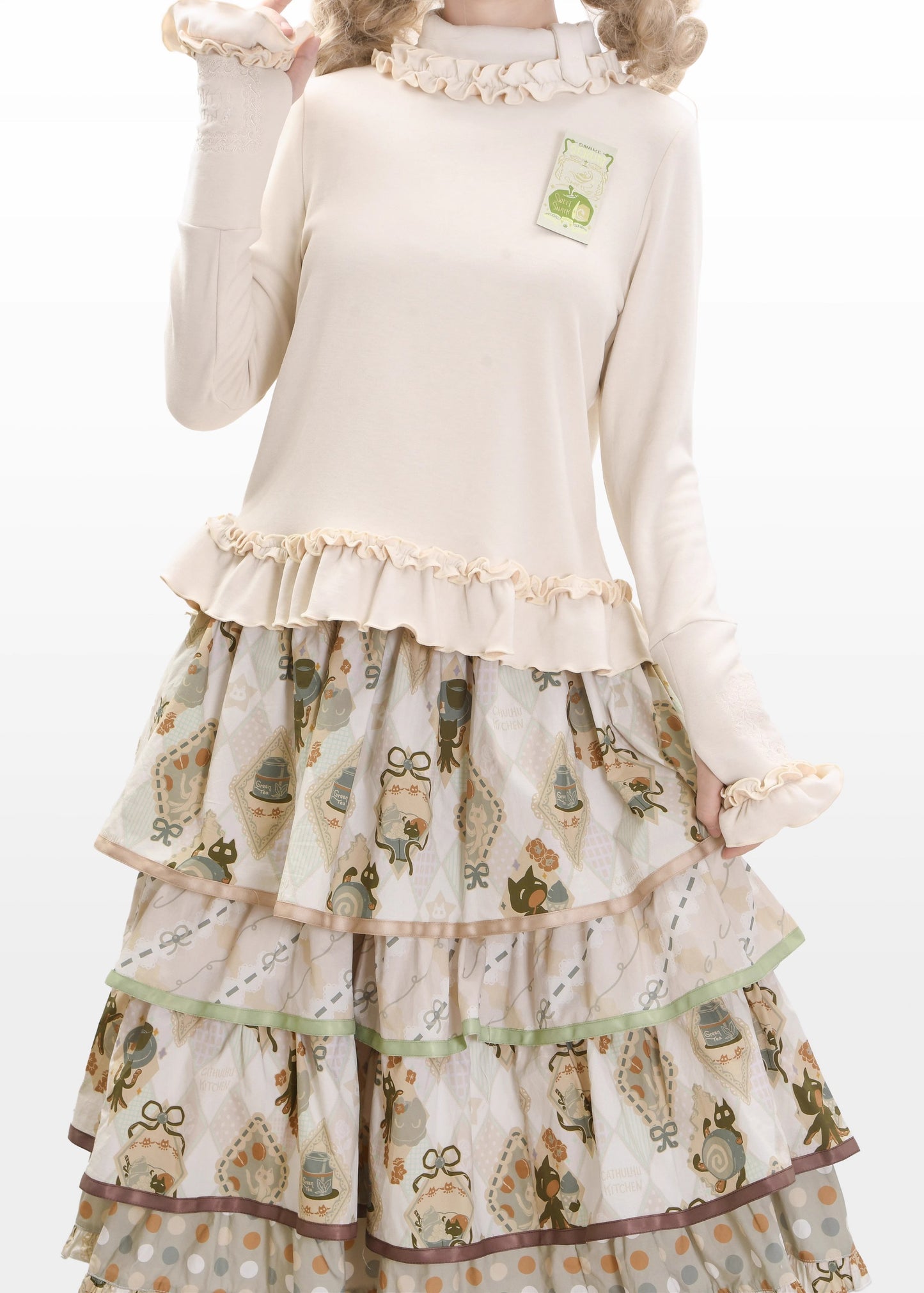 Cat Afternoon Tea ニット・トップス【FrogicStudio】