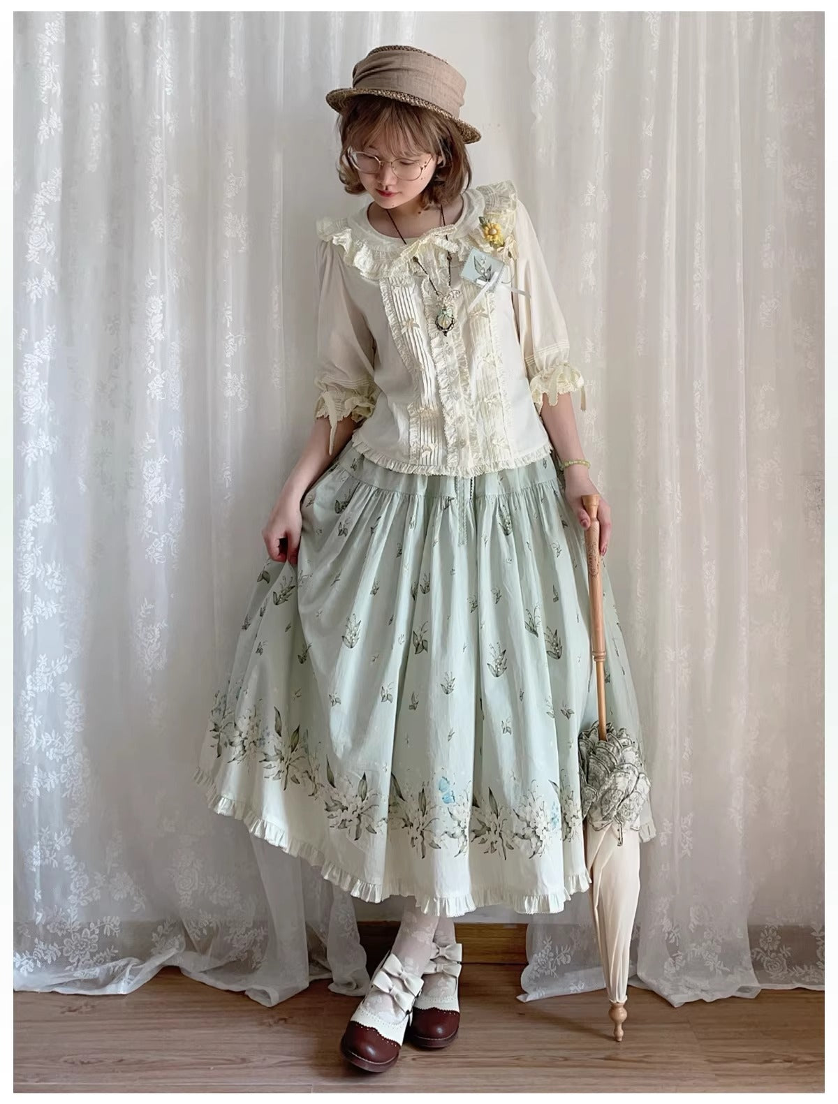 【受注予約~4/19】霧の鈴蘭 ブラウス【Spring Flower Language】