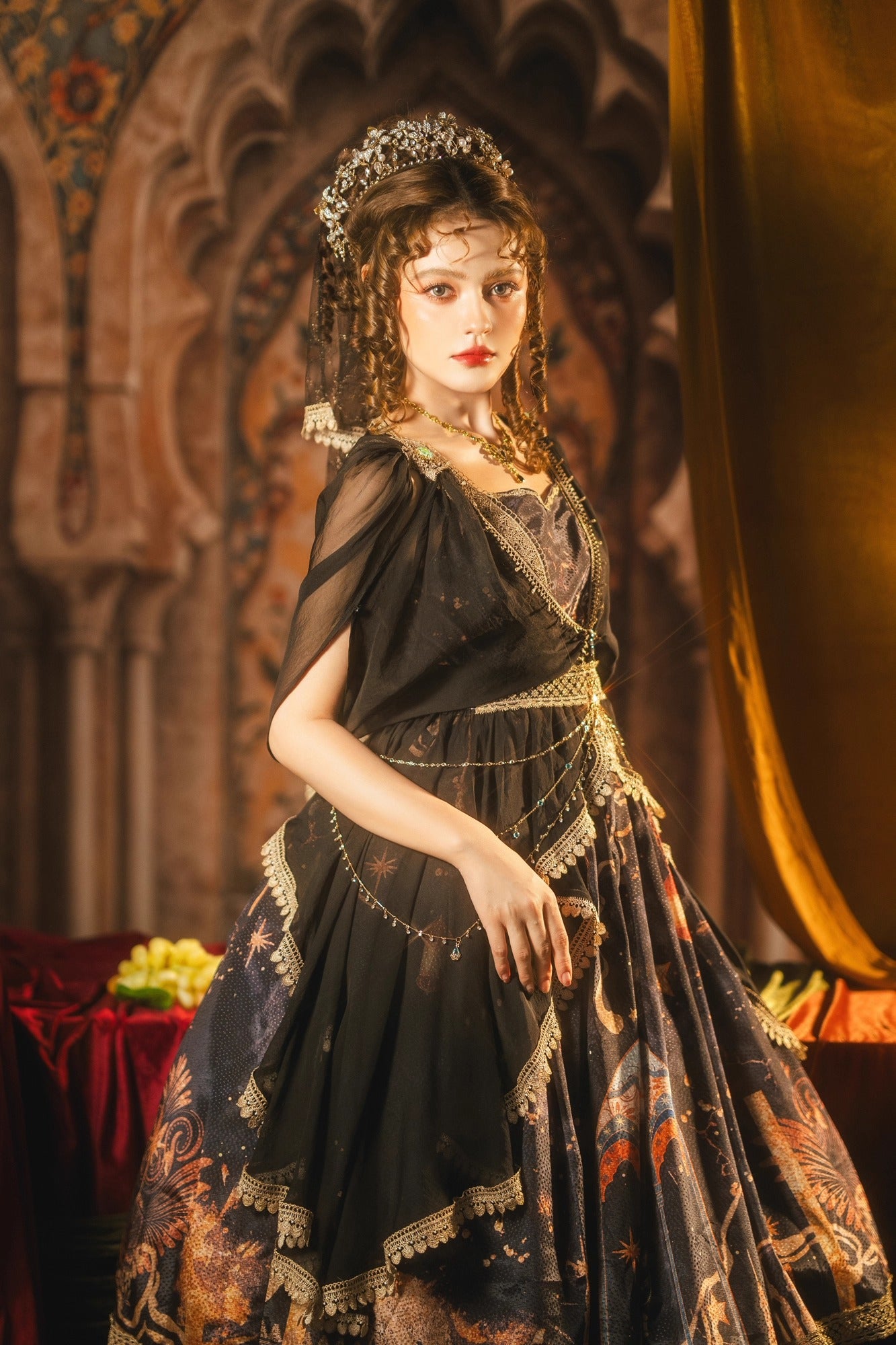 【受注予約~12/11】Stars ジャンパースカート【FaeriesDaffodil】