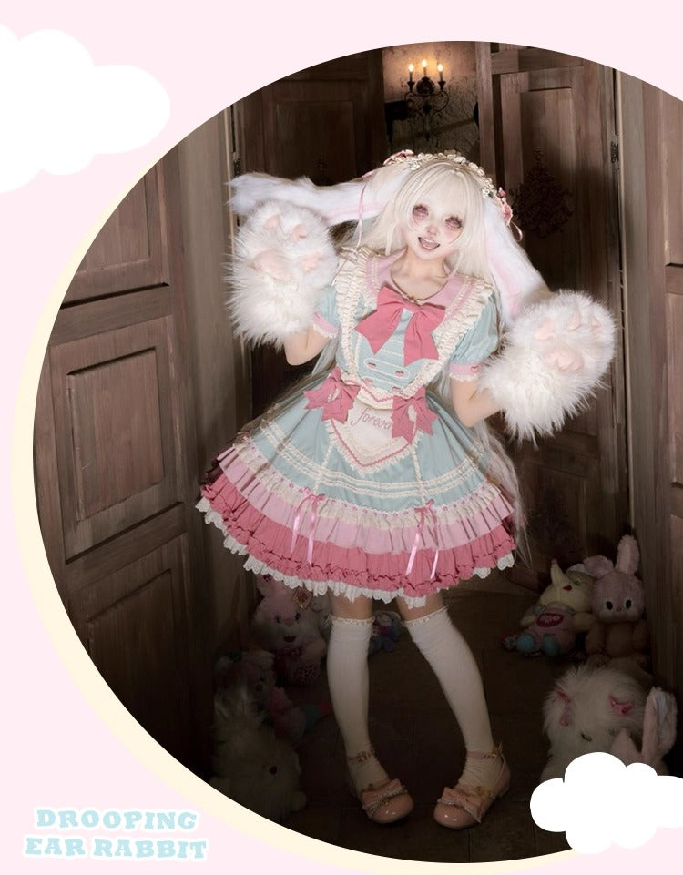 [Pre-orders until September 23rd] Lop-Ear Rabbit Full Set [Heart-Playing Couple]