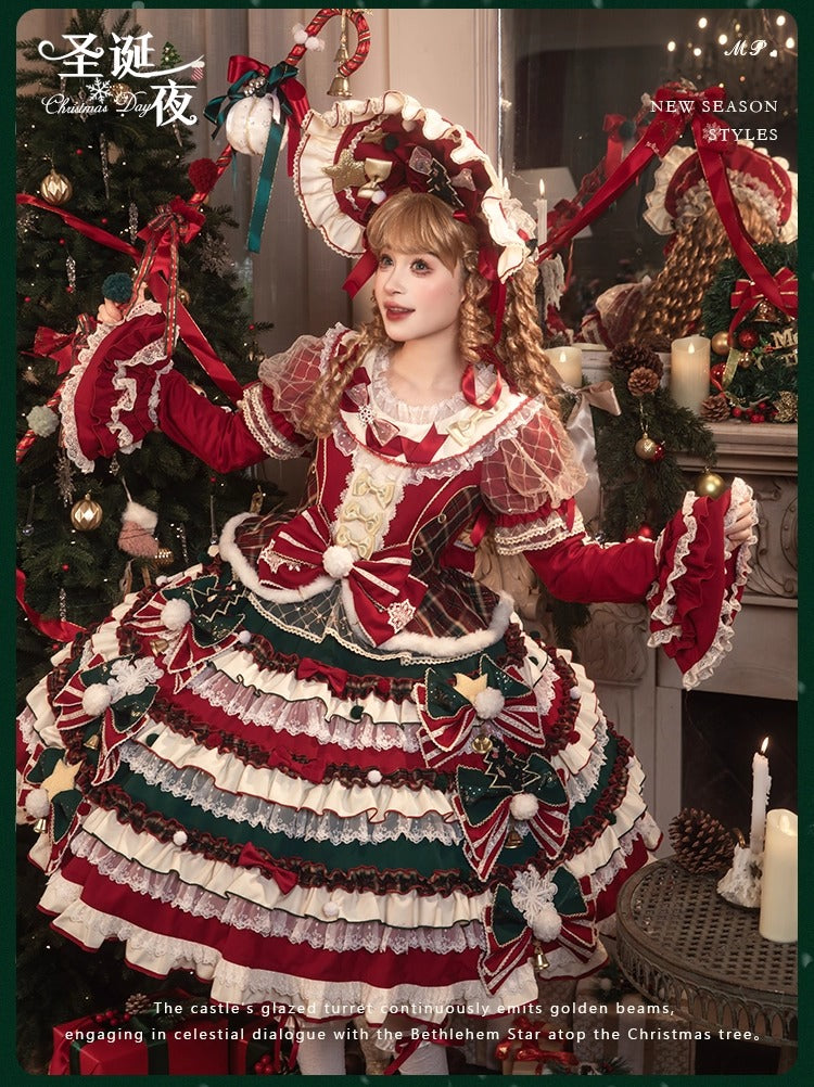 【受注予約~10/28】Christmas Eve ワンピース・ジャンパースカート【花与珍珠匣】