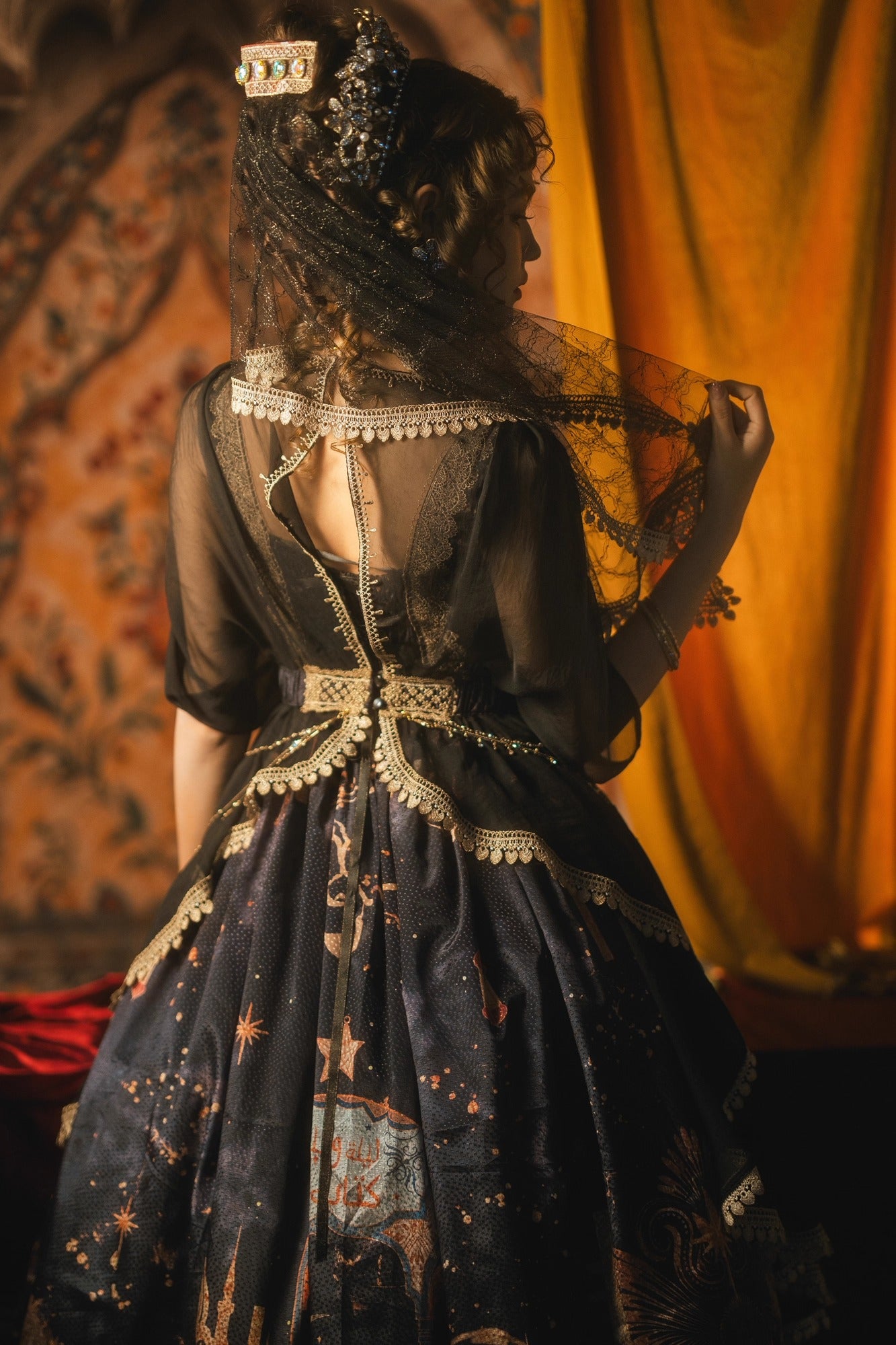 【受注予約~12/11】Stars ジャンパースカート【FaeriesDaffodil】