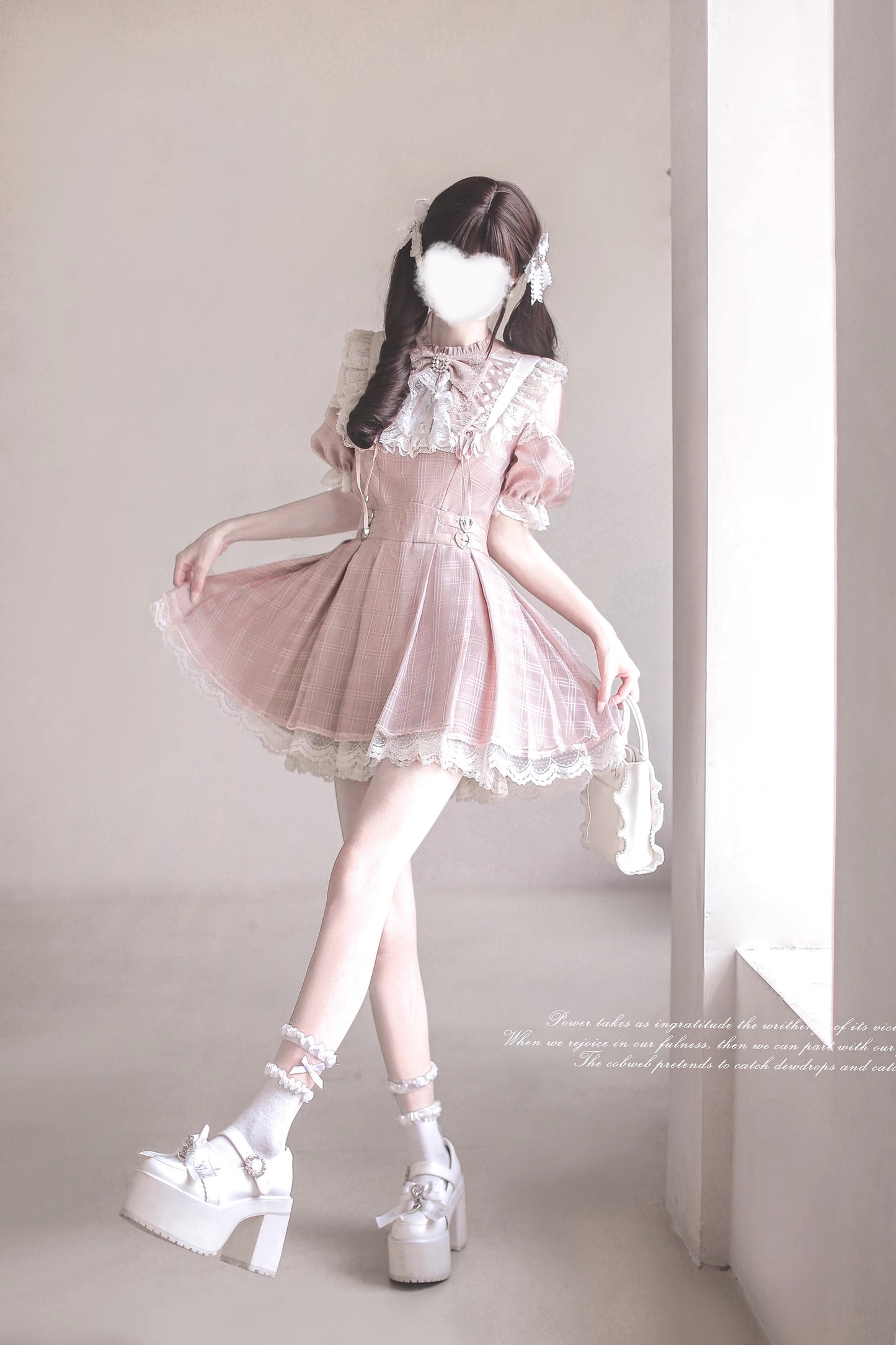 Heart Beat Angel ワンピース(ピンク)【胡桃木JK】