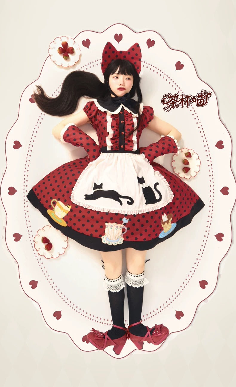 【受注予約~8/18】Teacup Kitty ワンピース・フルセット【包子猪】
