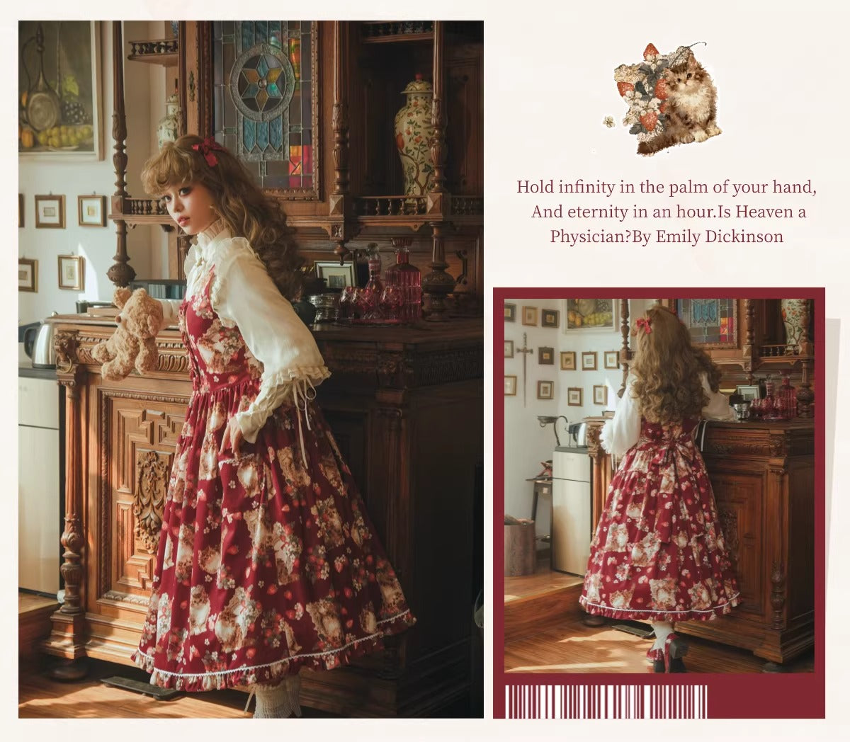 Strawberry Brook ワンピース・ジャンパースカート【Spring Flower Language】