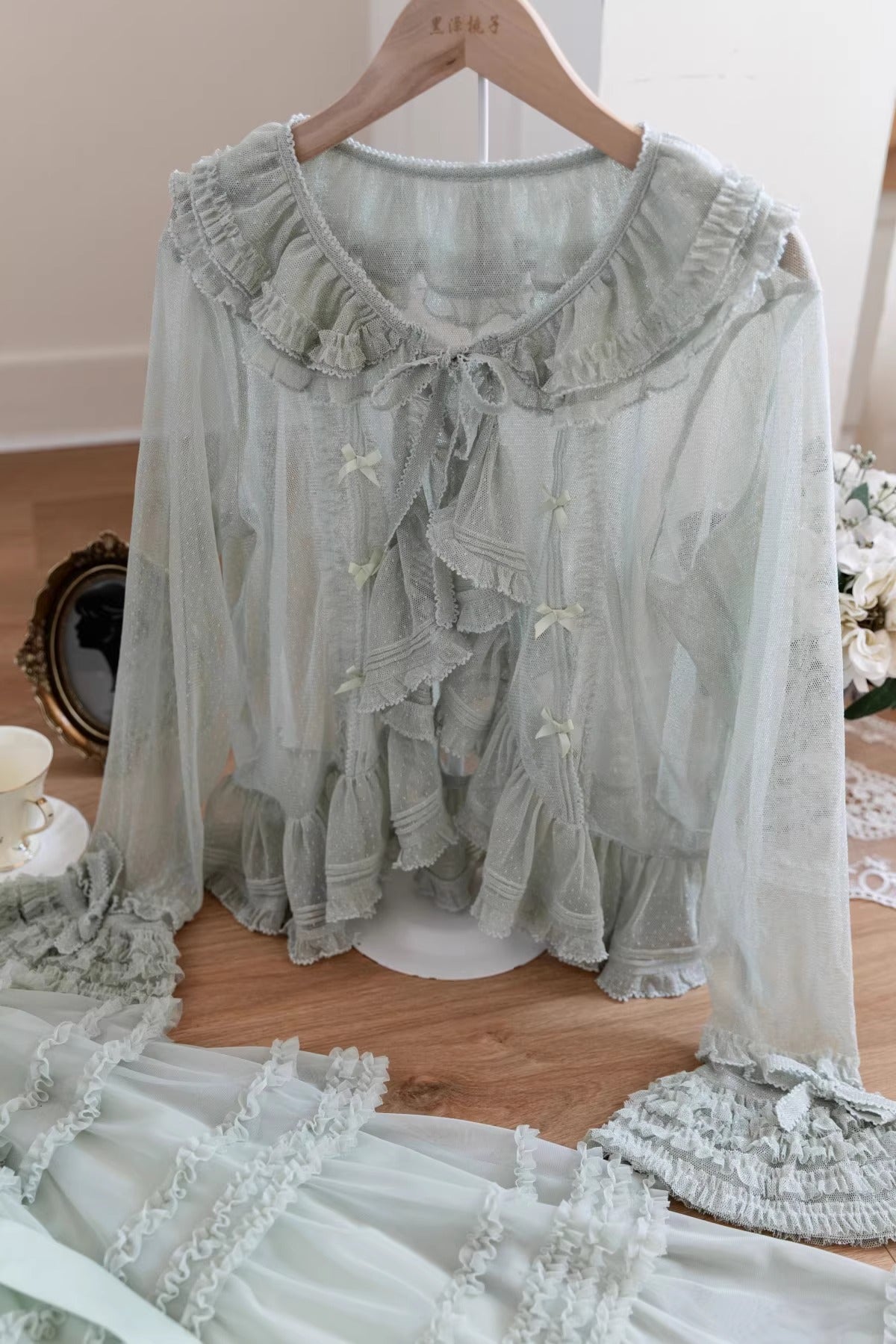 【受注予約~12/24】Lillian's Summer カーディガン(長袖)【Spring Flower Language】