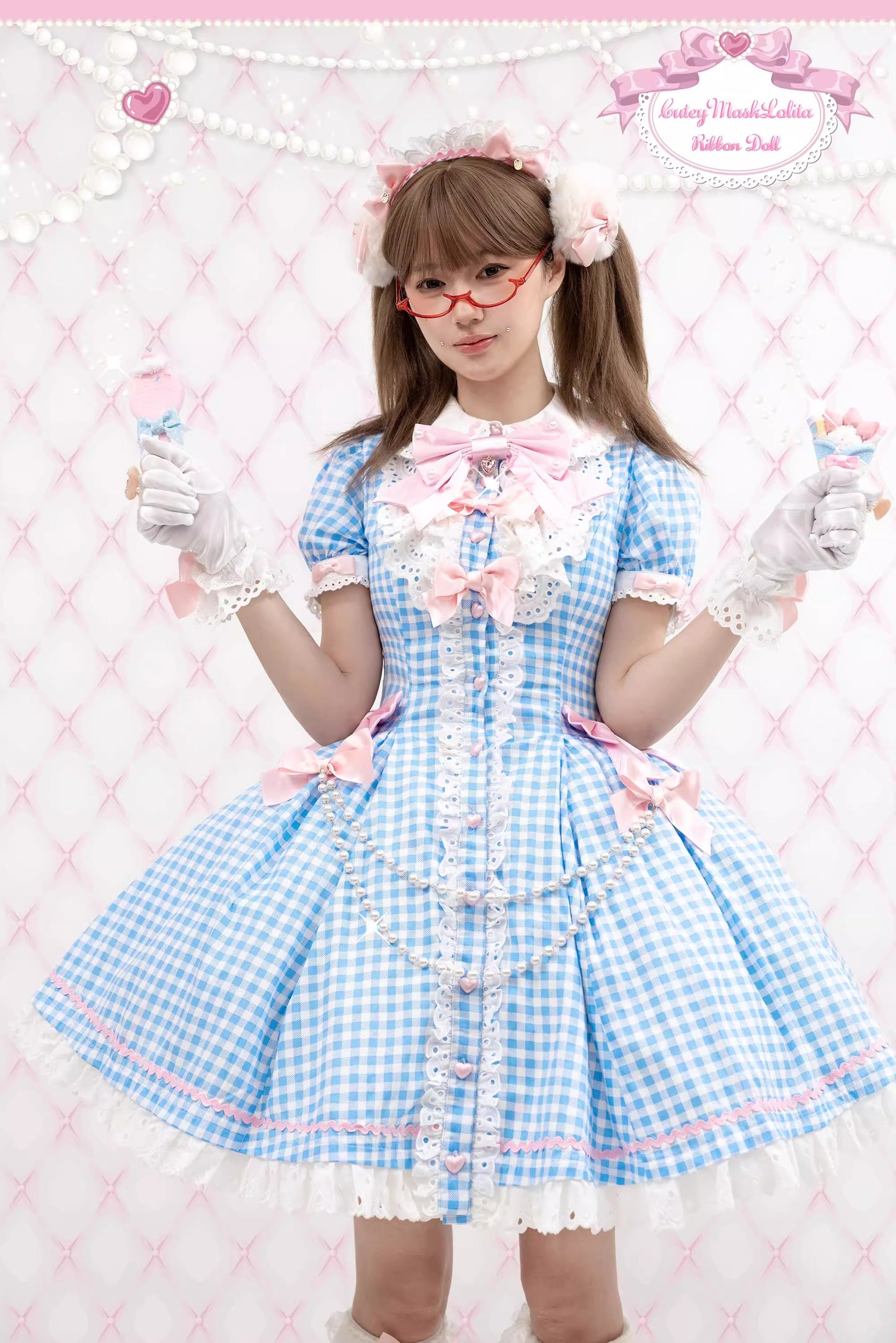 【受注予約~11/20】Ribbondoll アクセサリー【Cutey Mask】