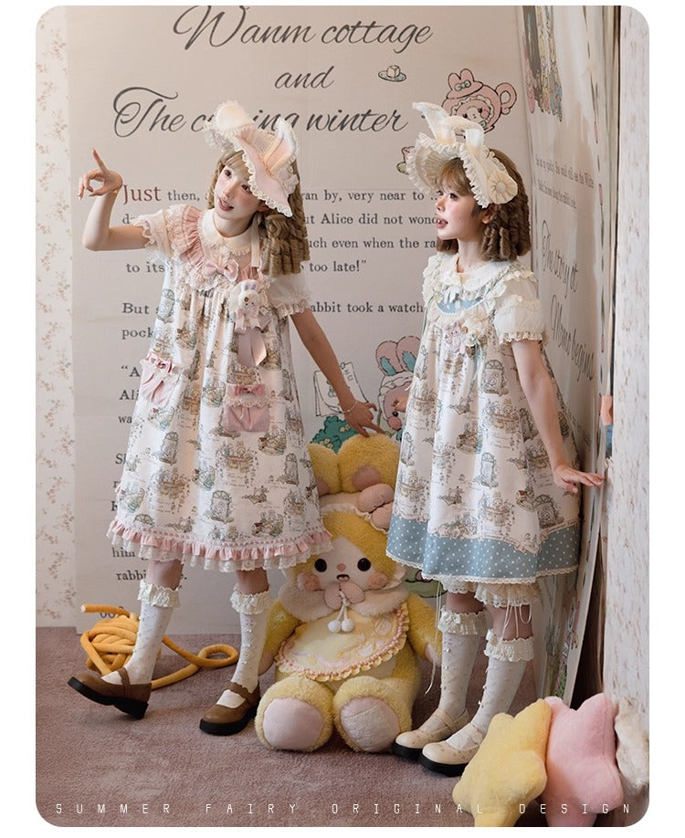 【受注予約~12/4】momo StoryBook ジャンパースカート(タイプ1)【仲夏物語】