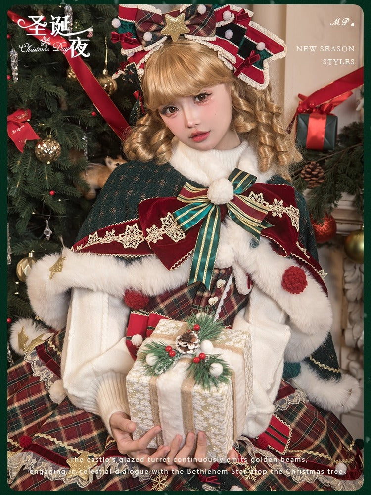 【受注予約~10/28】Christmas Eve ワンピース・ジャンパースカート【花与珍珠匣】