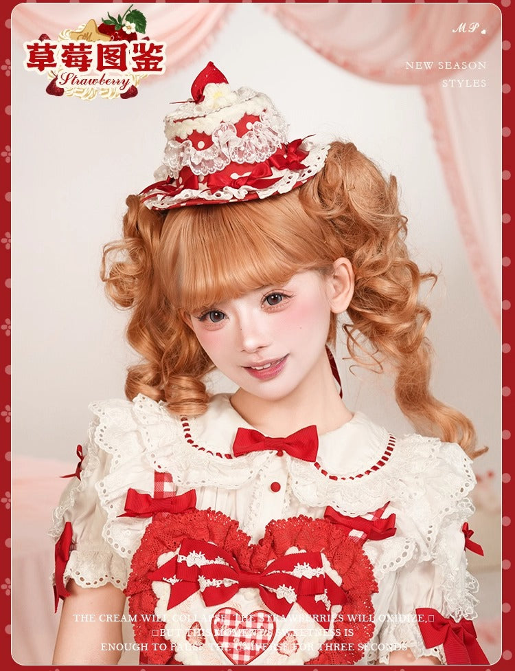 【受注予約~11/18】Strawberry Cake Illustration アクセサリー【花与珍珠匣】