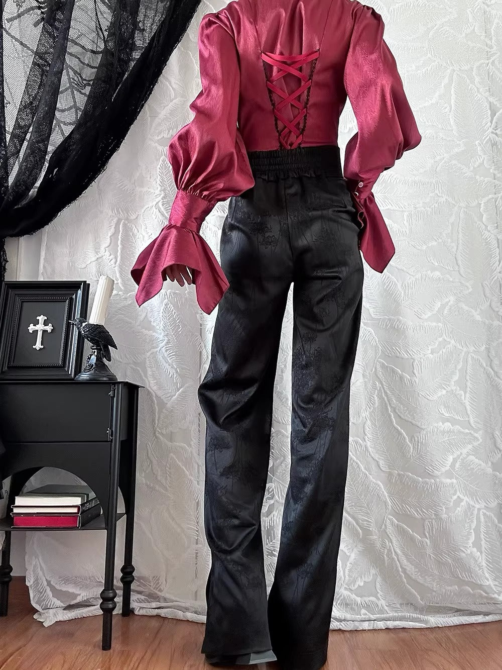 【受注予約~2/24】Returning on a Moonlit Night ブラウス【Miss Point】