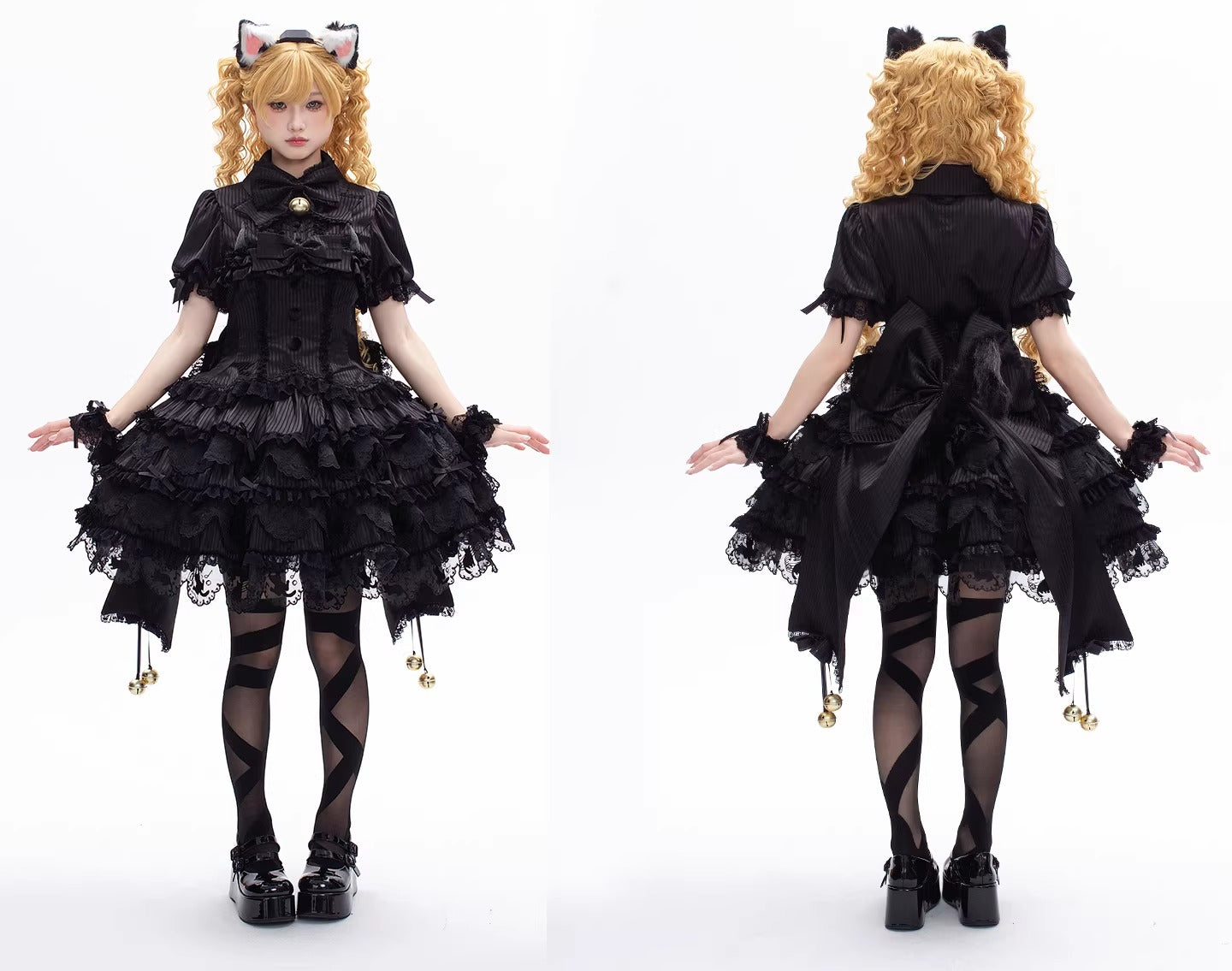 【受注予約~3/3】Silhouette Cat セットアップ・フルセット【梵兔兔】