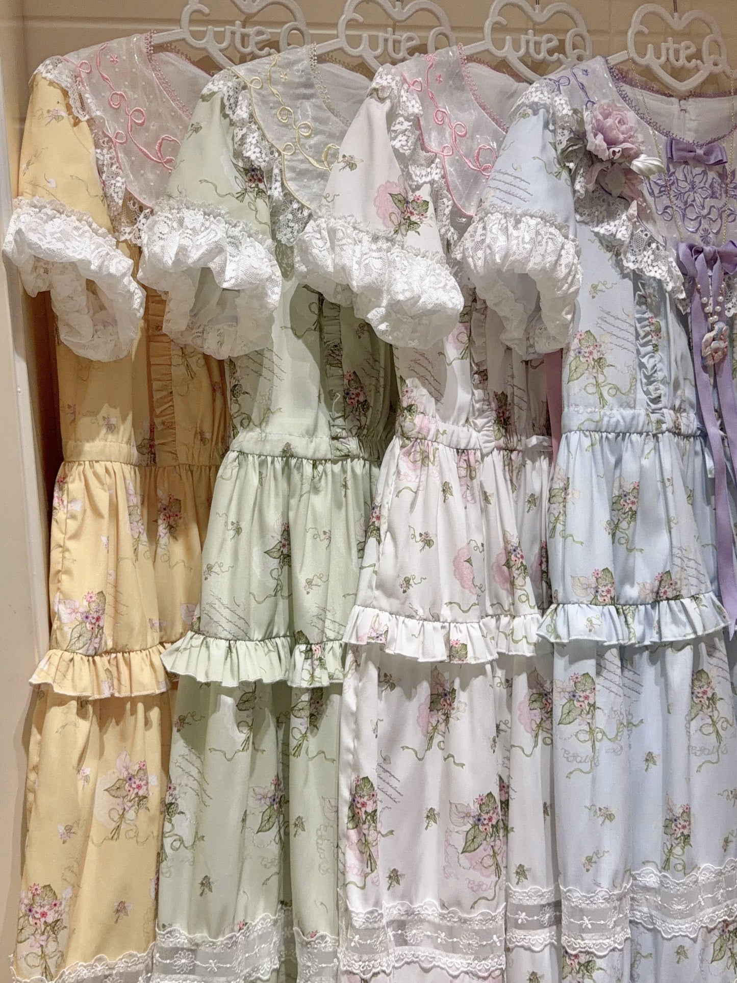 【受注予約~9/8】夏咲の花々 ワンピース【Fairy Doll】