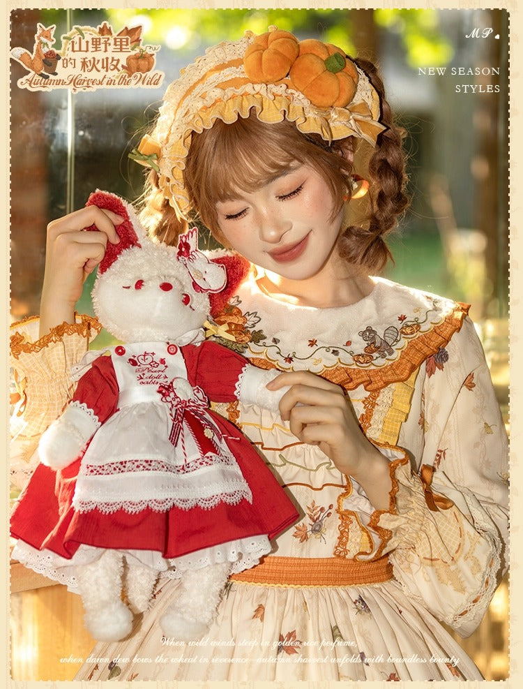 [Pre-orders open until October 2nd] Autumn Harvest in the Hill One-Piece Dress [Flowers and Pearl Box]