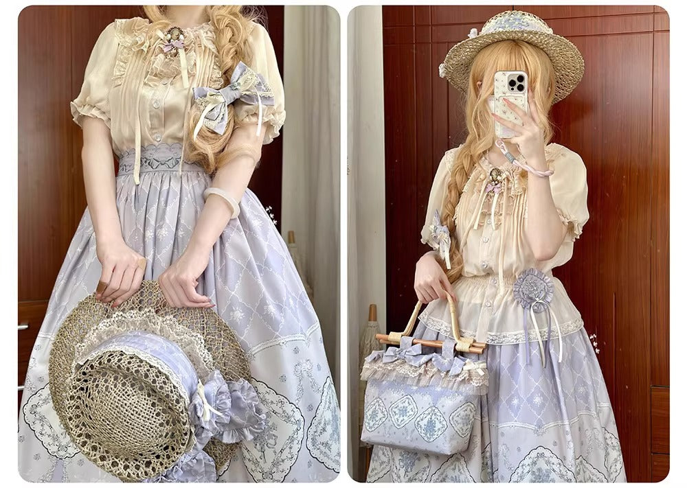 【受注予約~2/26】わすれな草の帽子【LittlePlum】