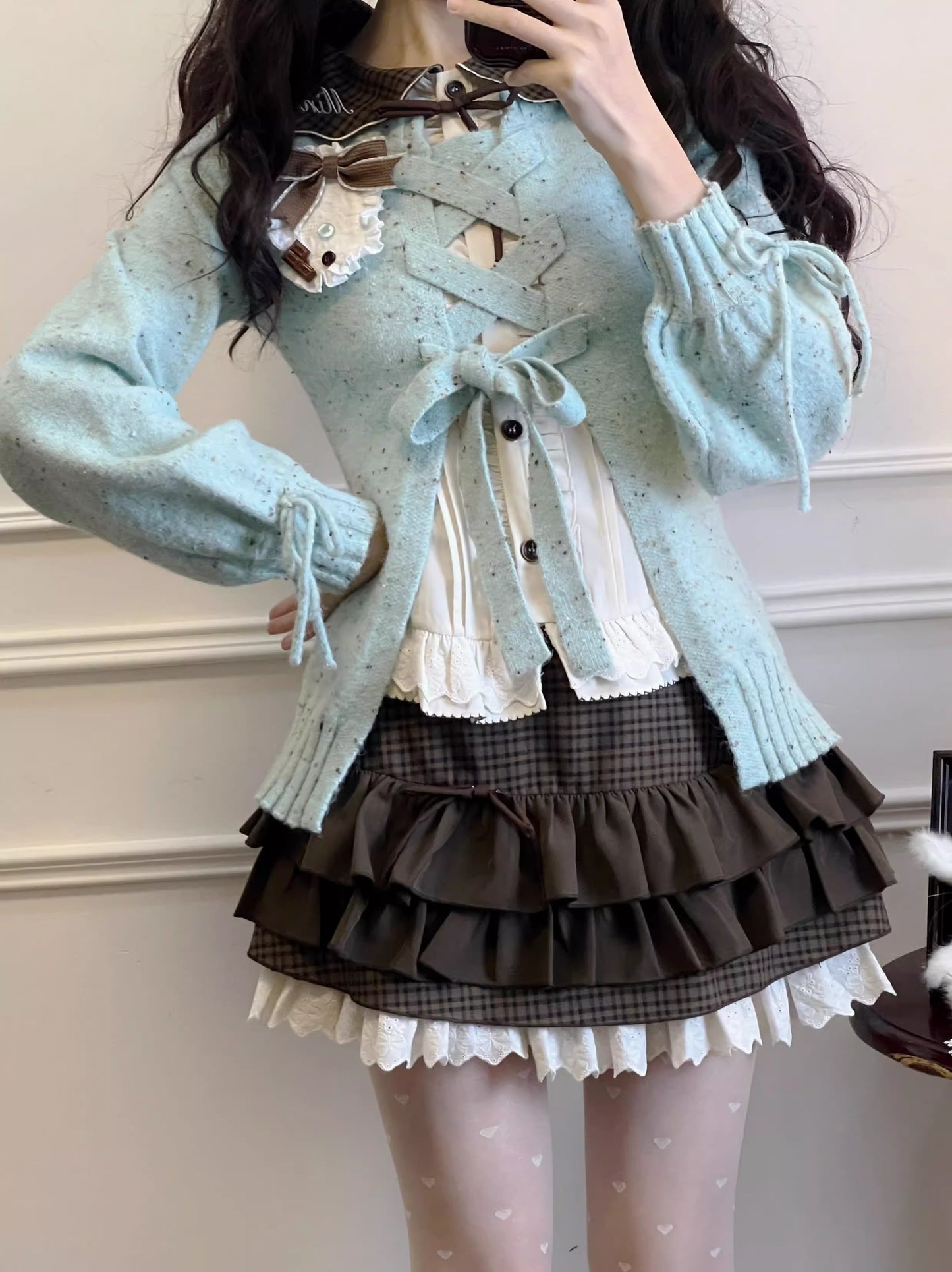 チョコレート カーディガン【甜蜜梦境】