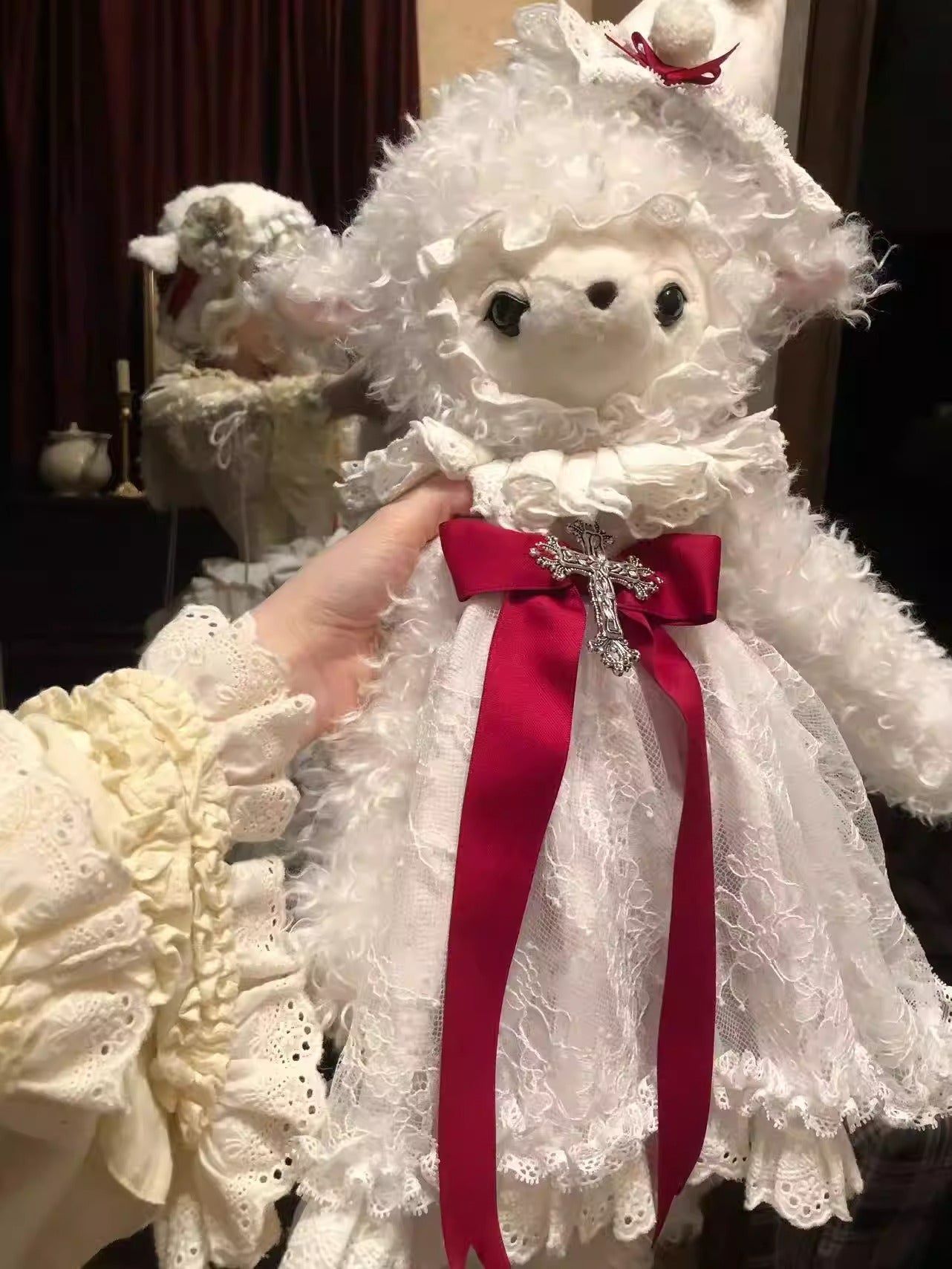 【受注予約~2/12】Broken Sheep ぬいぐるみバッグ【黒眼窩診療室】