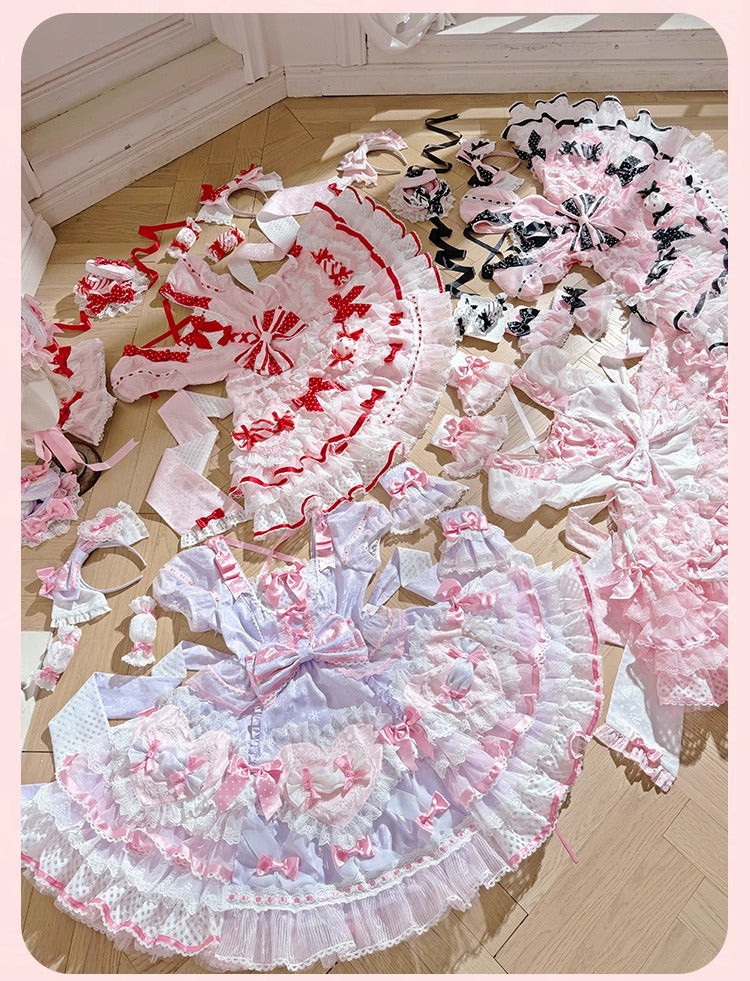 【受注予約~12/8】Candy Wrapper ワンピース【花与珍珠匣】