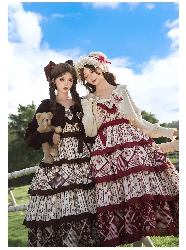 襟付きニットカーディガン【With Puji】