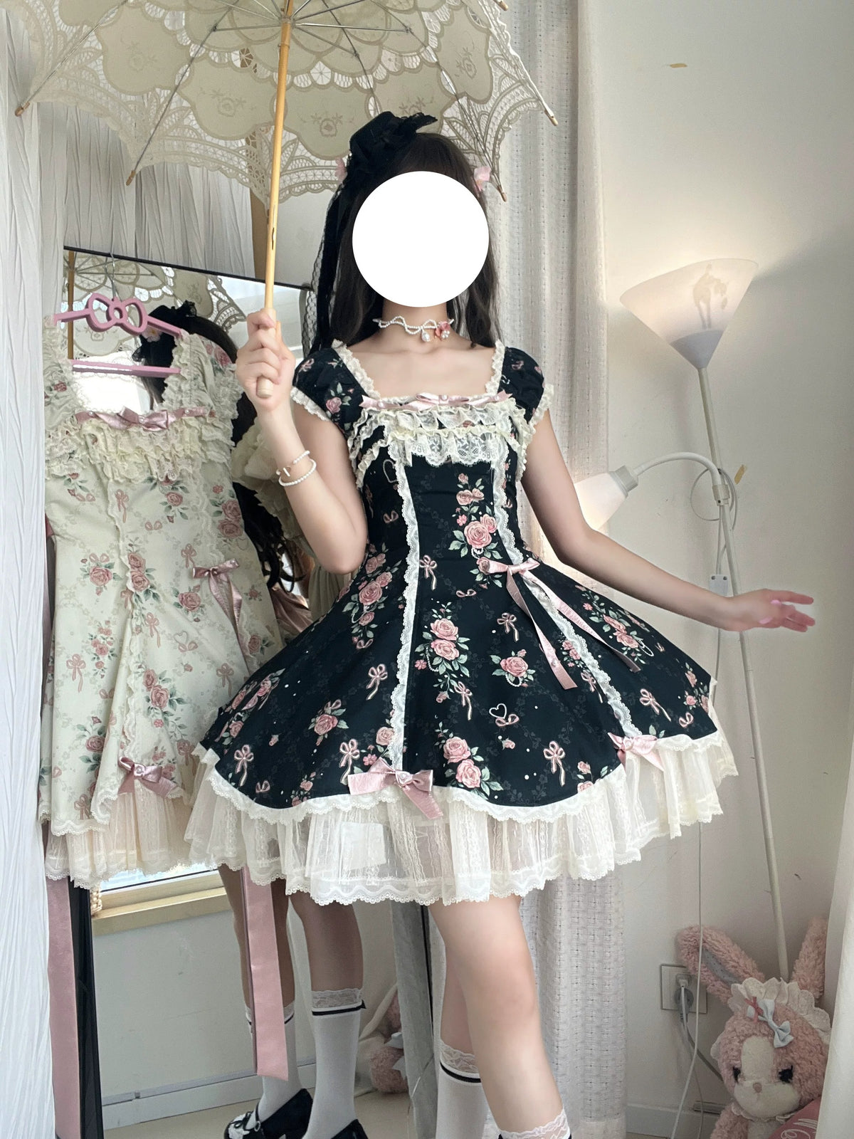 Pearls & Roses ワンピース【千木】