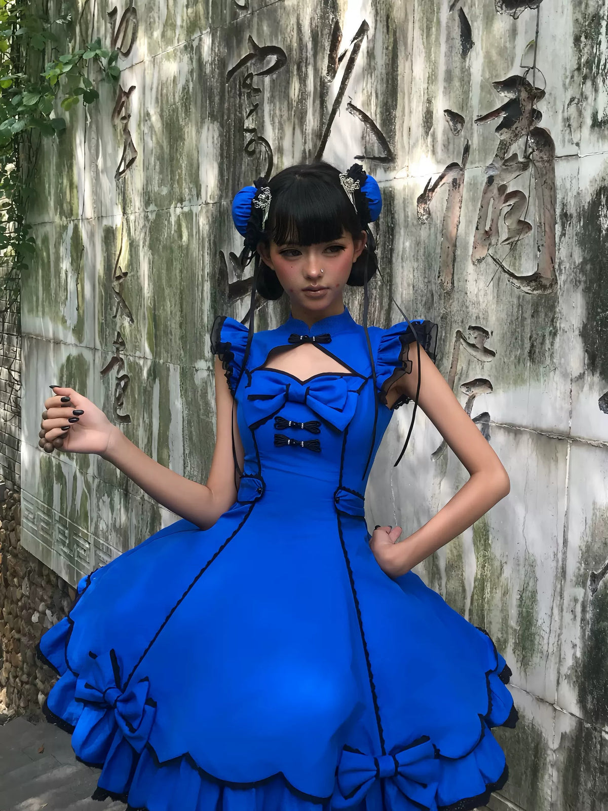 【受注予約~10/6】Cinnabar Decree ワンピース・お団子セット【Sugar Cookies】
