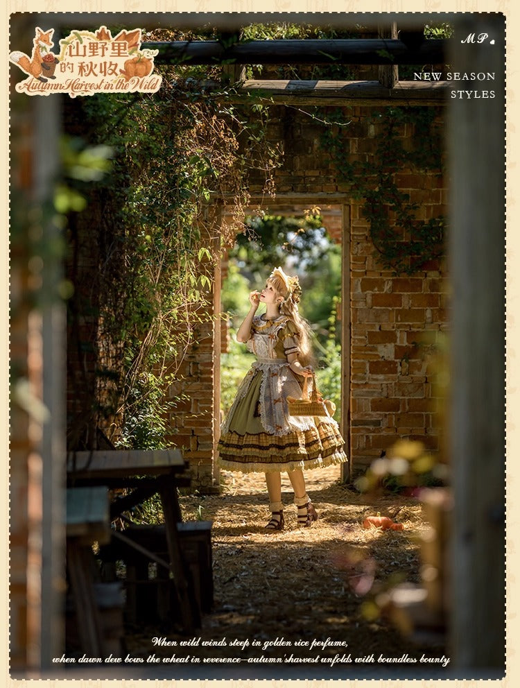 [Pre-orders open until October 2nd] Autumn Harvest in the Hill One-Piece Dress [Flowers and Pearl Box]