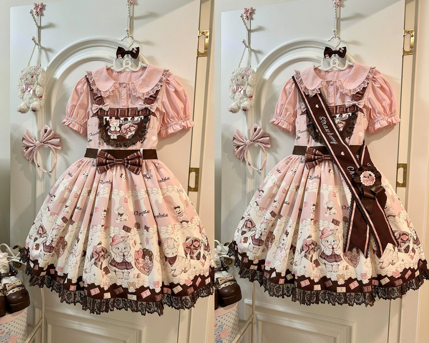 Chocolate Cat Jumperrock und Latzhose 【TwilightCrush】