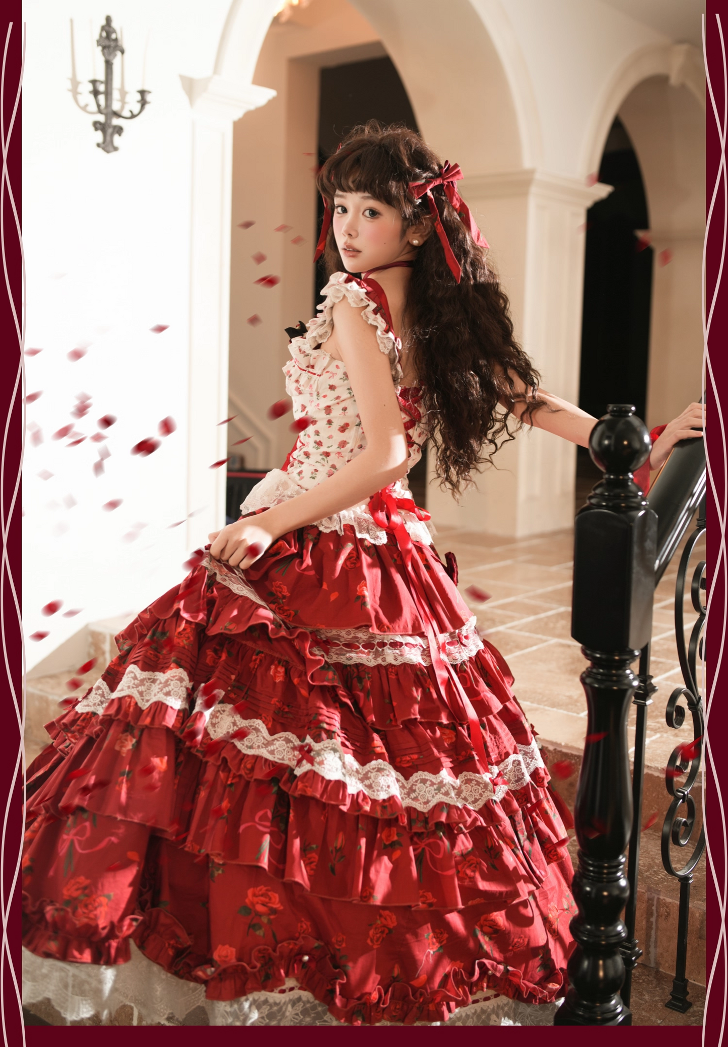 【受注予約~2/18】Little Rose ワンピース【signorina】