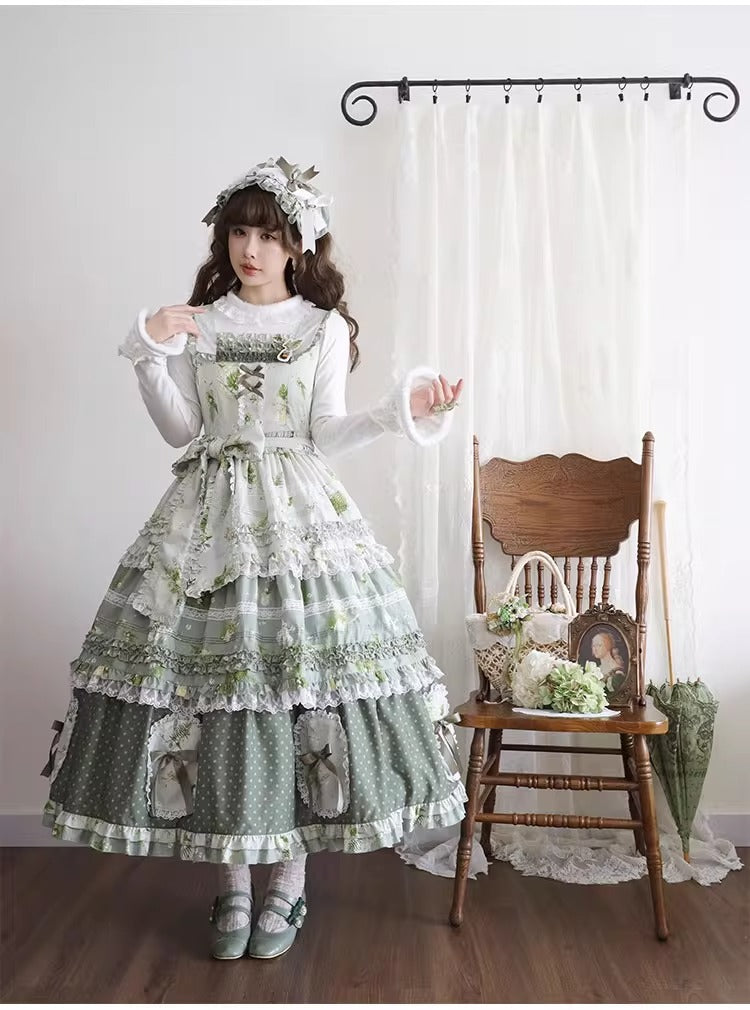 【受注予約~11/20】Pinegrass ジャンパースカート【梅子】