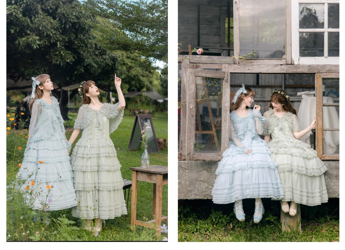 【受注予約~12/24】Lillian's Summer ジャンパースカート(タイプ2・ロング丈)【Spring Flower Language】