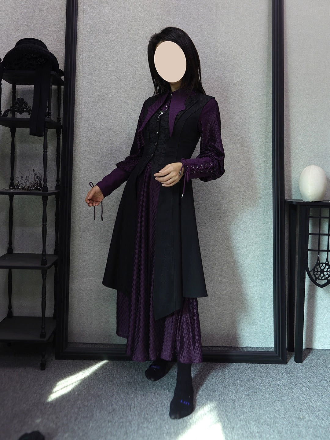 【受注予約~10/16】Twin Dragon ロングブラウス【麋鹿】