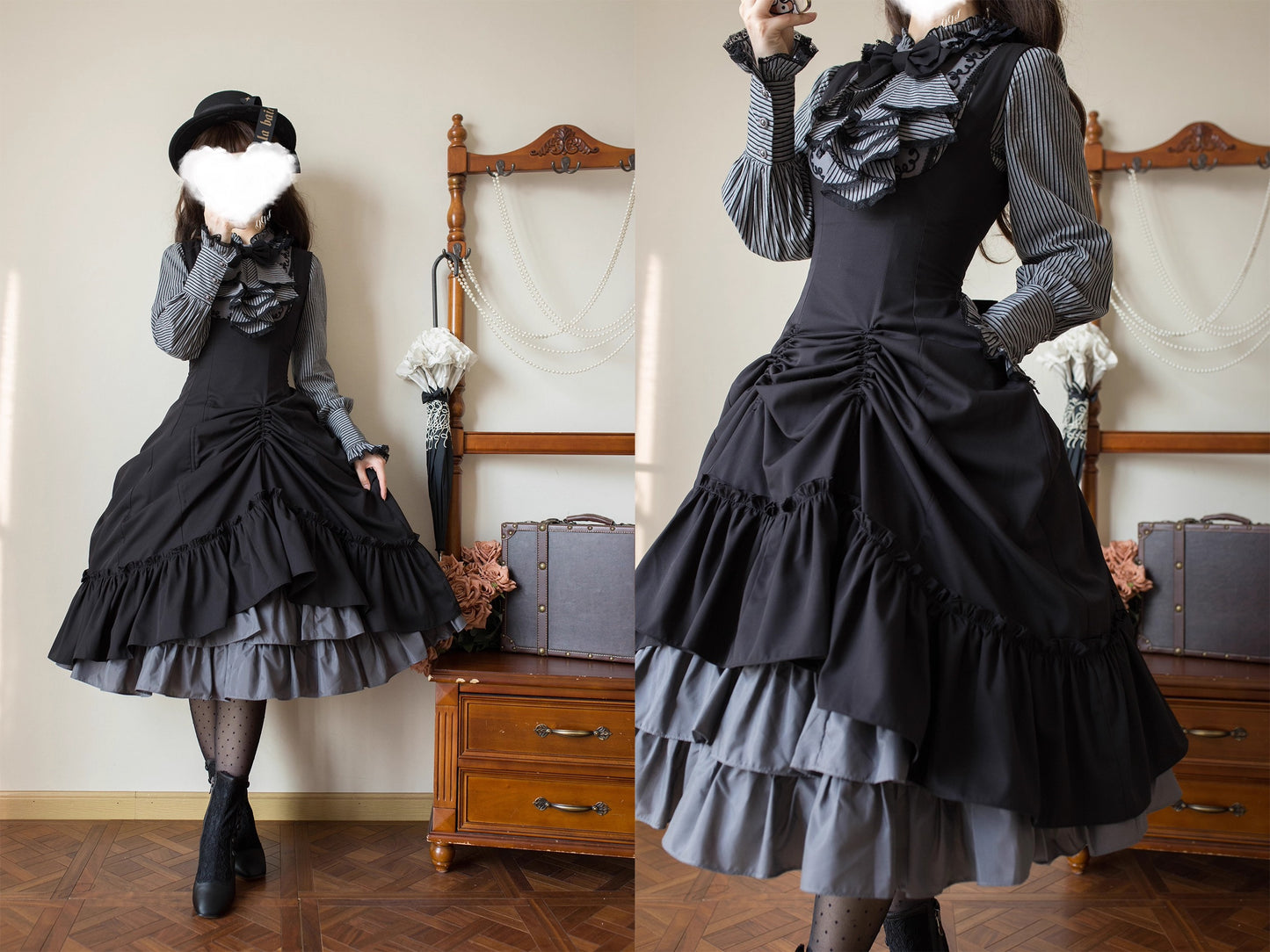 【受注予約~12/4】Black Forest ジャンパースカート【berryandwood】