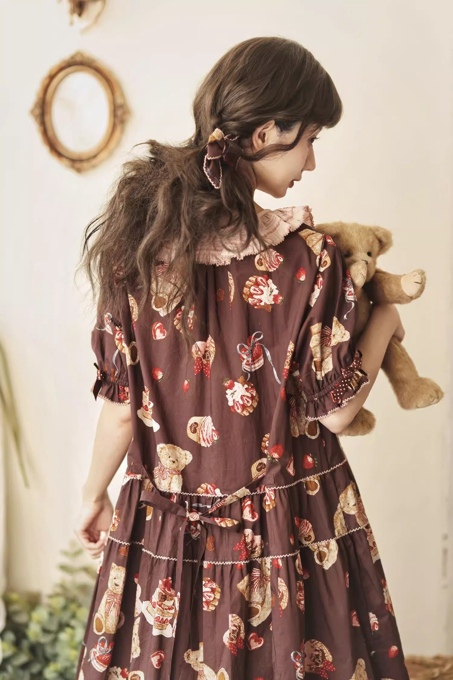 Chocolate Bear 2.0 ワンピース(半袖ver.)【Maple Sugar】 – Epetice