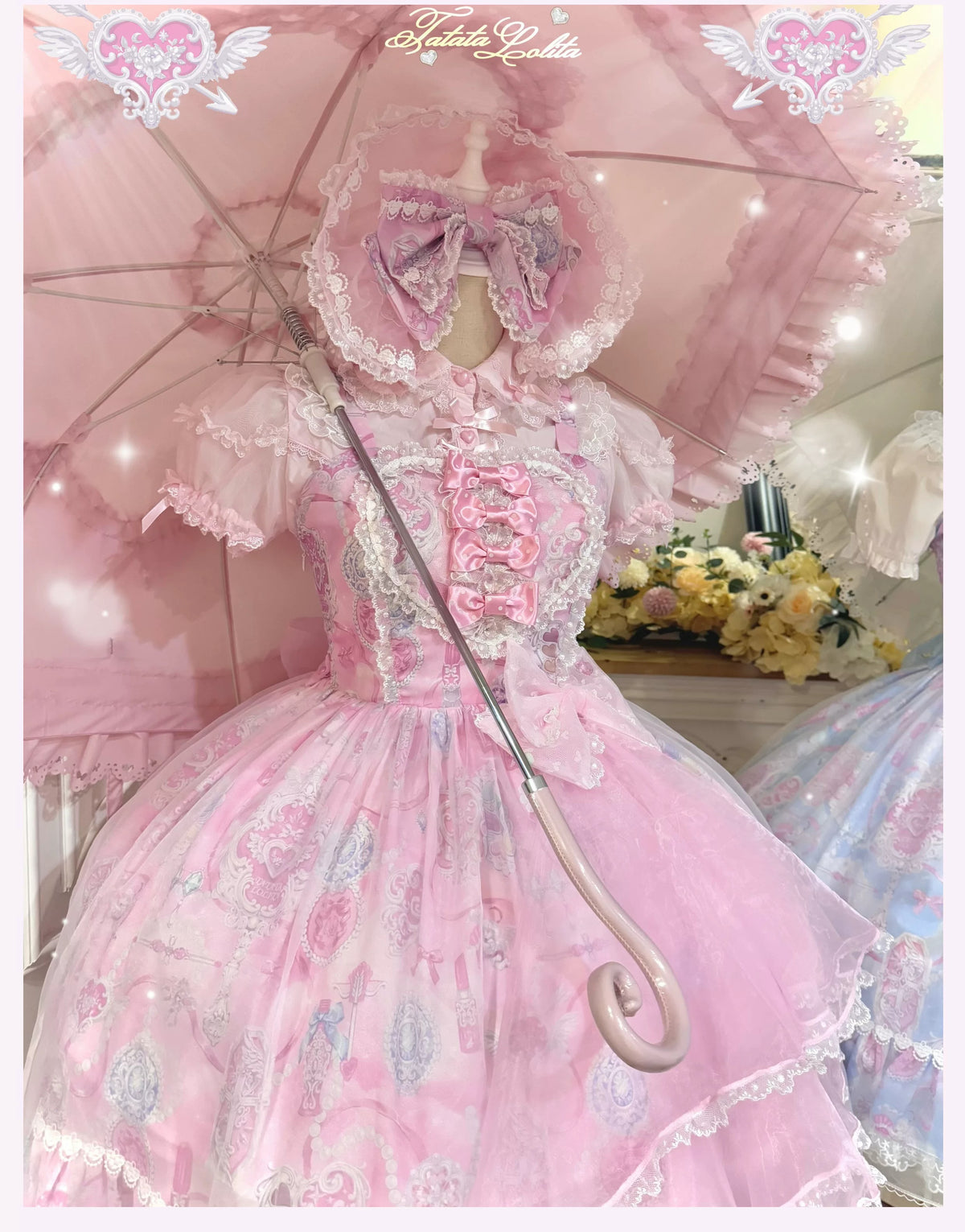 Lady Bouquet ジャンパースカート【TaTaTa Lolita】