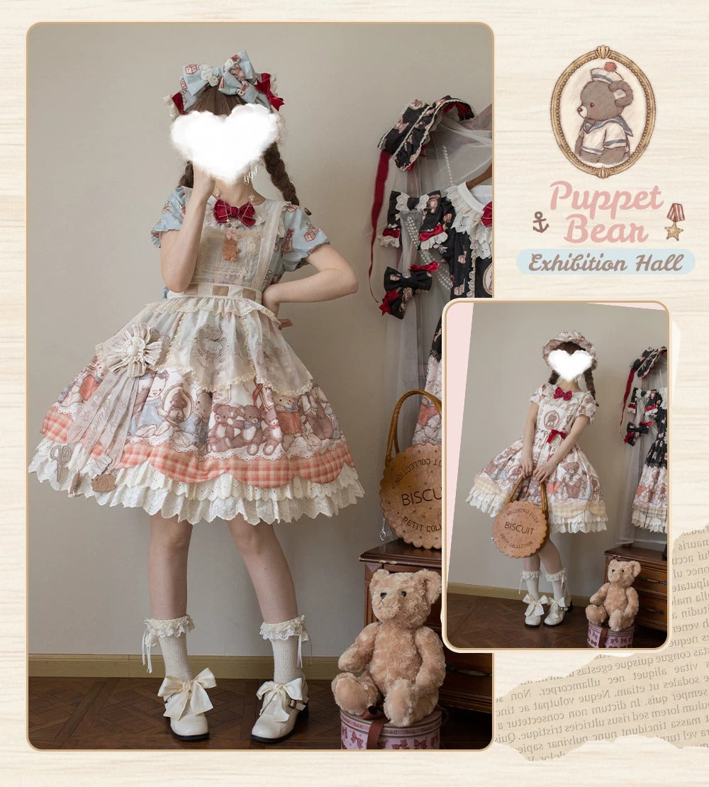 【受注予約~8/4】Teddy Bear Museum ワンピース【First Dream】