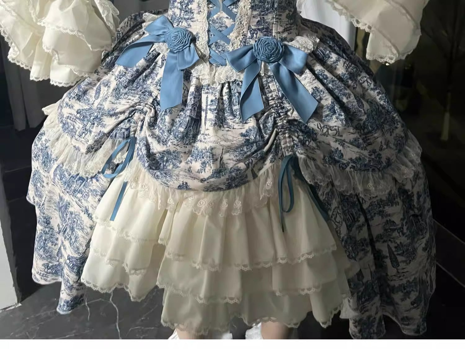 トワルドジュイ ボレロ付きジャンパースカートセット【小欣】 – Epetice