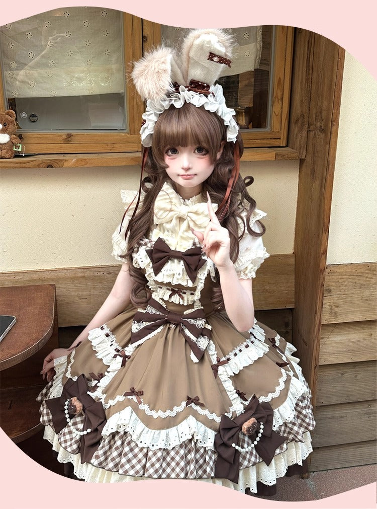 【受注予約~12/14】ベリーショートケーキ ジャンパースカート【櫻姫】