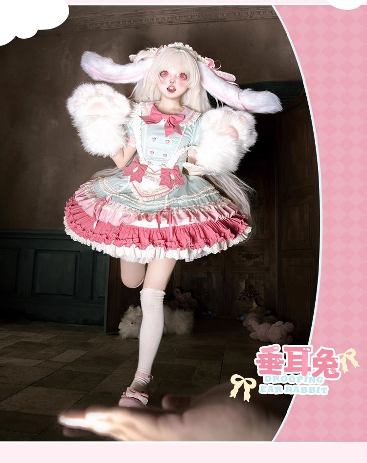 [Pre-orders until September 23rd] Lop-Ear Rabbit Full Set [Heart-Playing Couple]