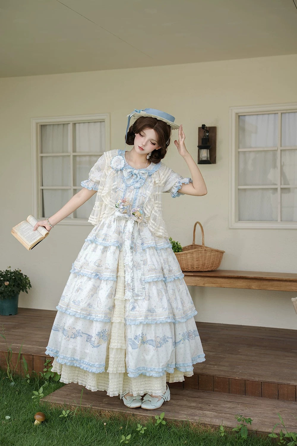 【受注予約~6/11】Blossom Lamb ワンピース(タイプ1)【Miss Point】