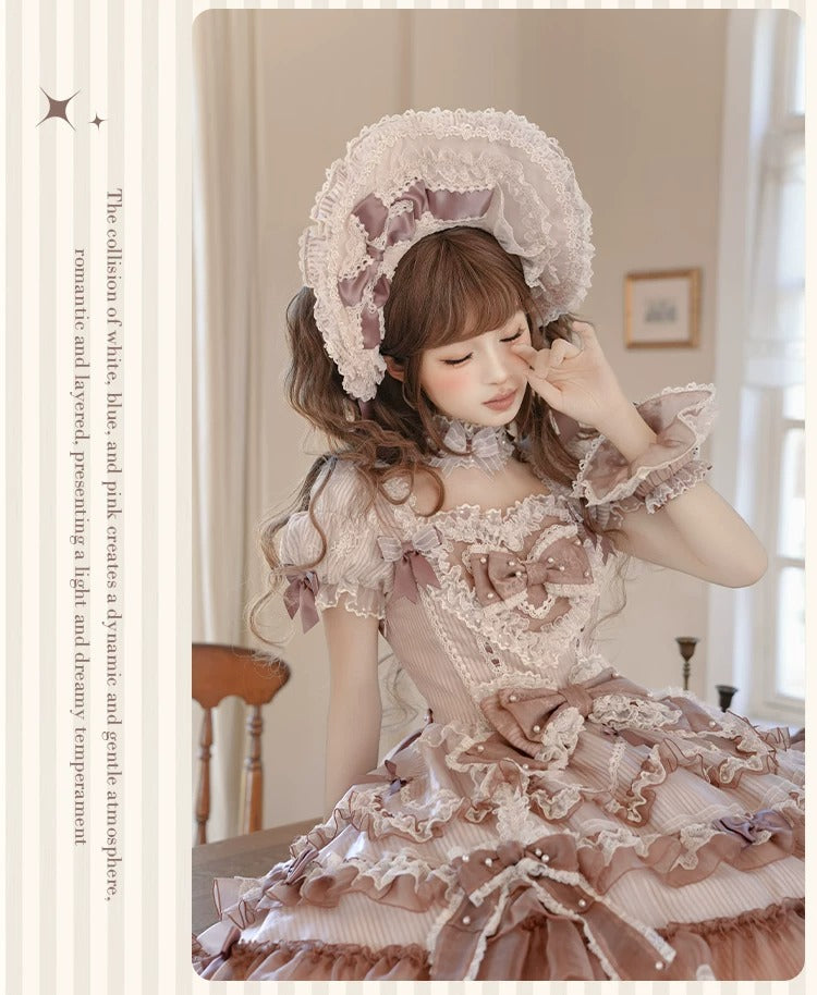 【受注予約~8/3】Striped Maiden アクセサリー【花与珍珠匣】