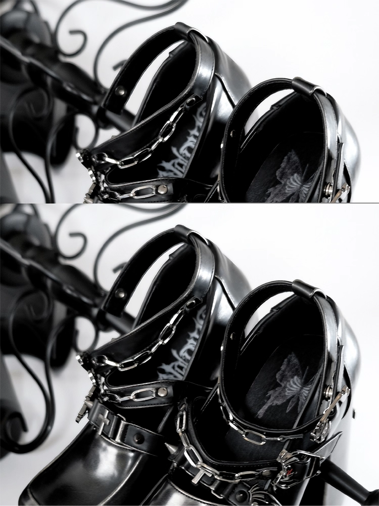 十字魔女 厚底ストラップシューズ【sphenoid】