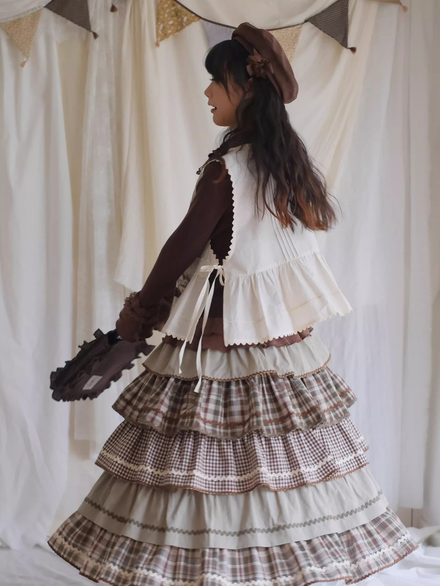 【受注予約~11/10】Bear Cake トップス・スカート【Stamp Albums】