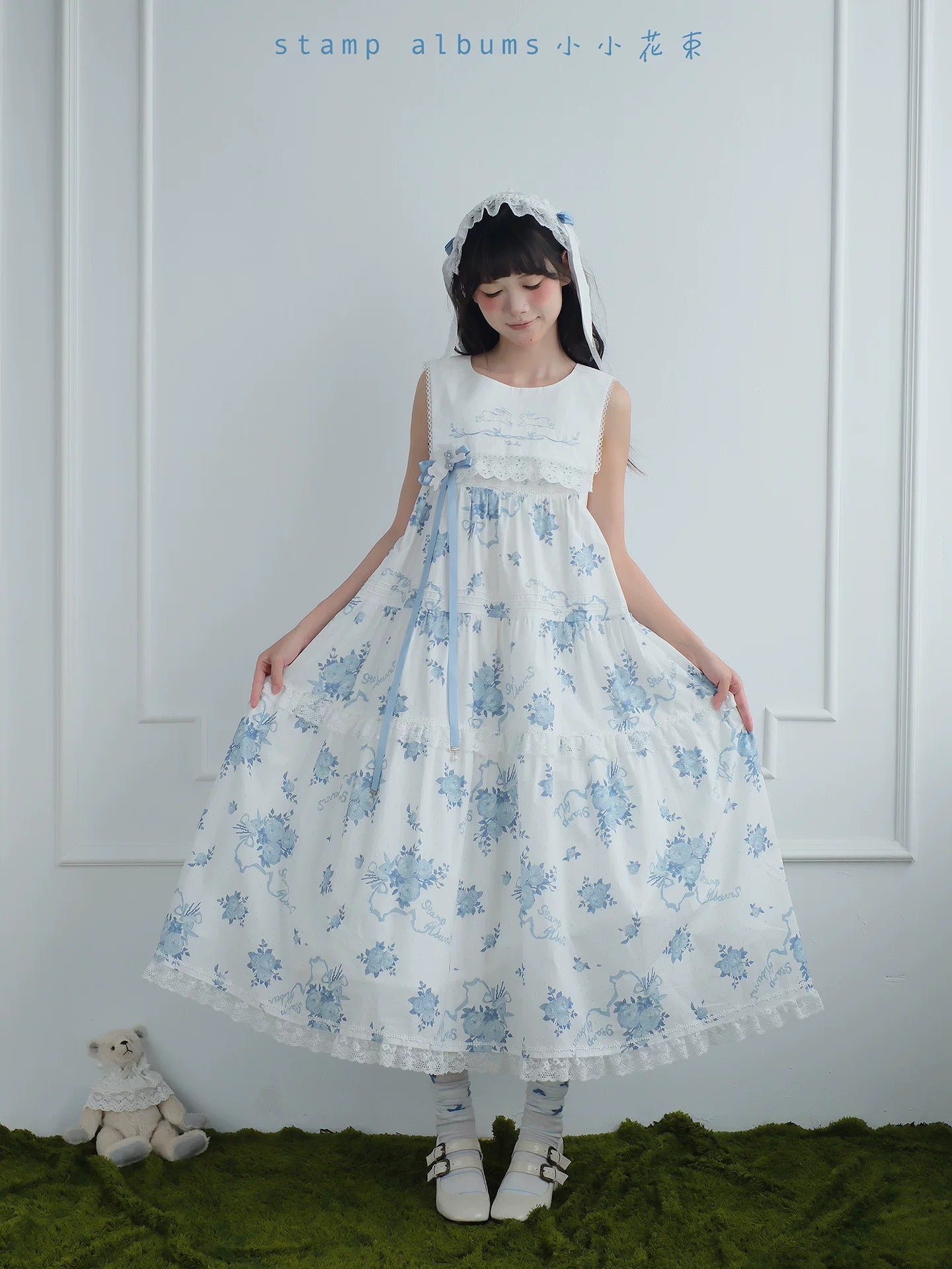 【受注予約~7/2】Petit Bouquet ワンピース・ジャンパースカート【Stamp Albums】