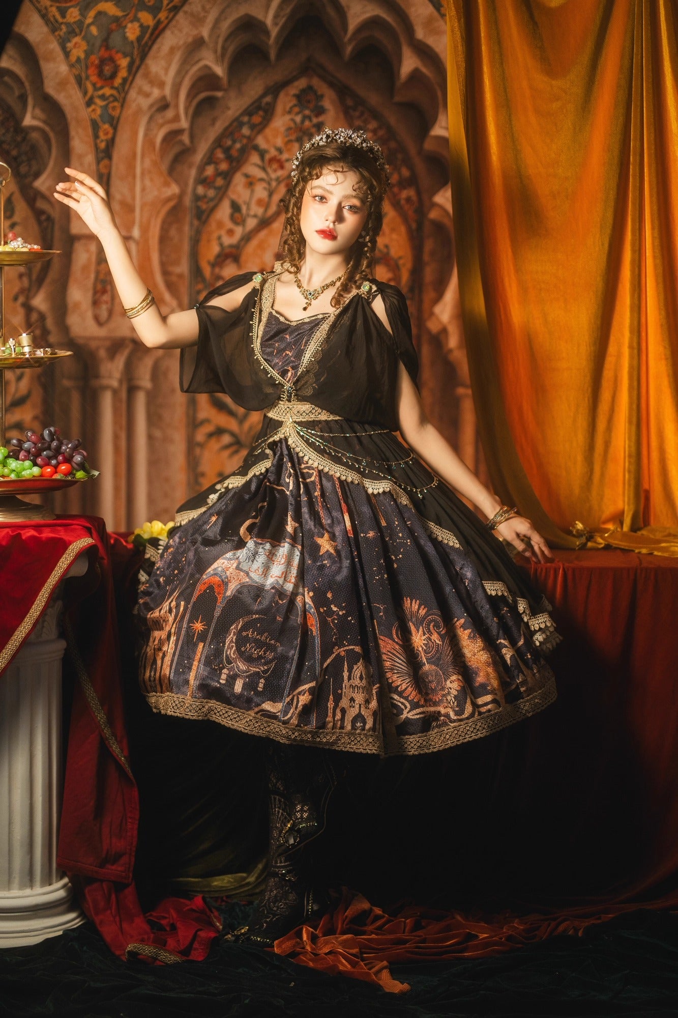 【受注予約~12/11】Stars ジャンパースカート【FaeriesDaffodil】