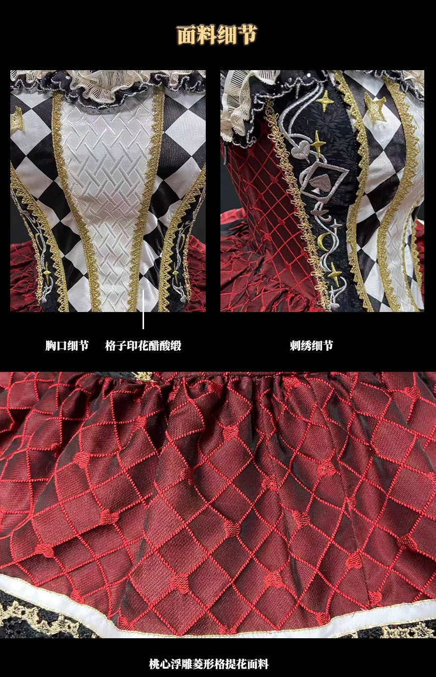 【受注予約~12/24】K.Q.Fサーカス団 フルセット(ブラック×レッド)【咩耶】