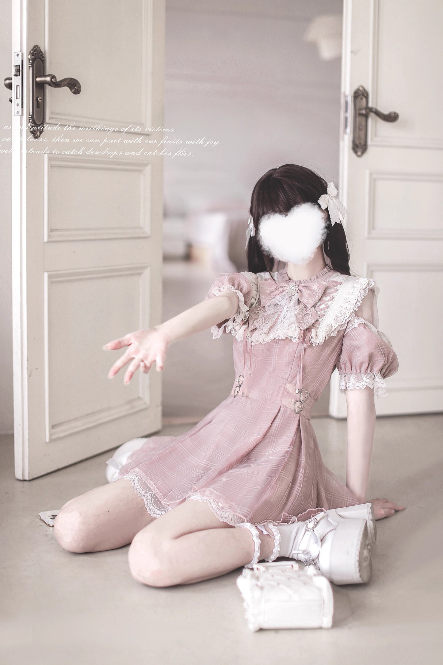 Heart Beat Angel ワンピース(ピンク)【胡桃木JK】