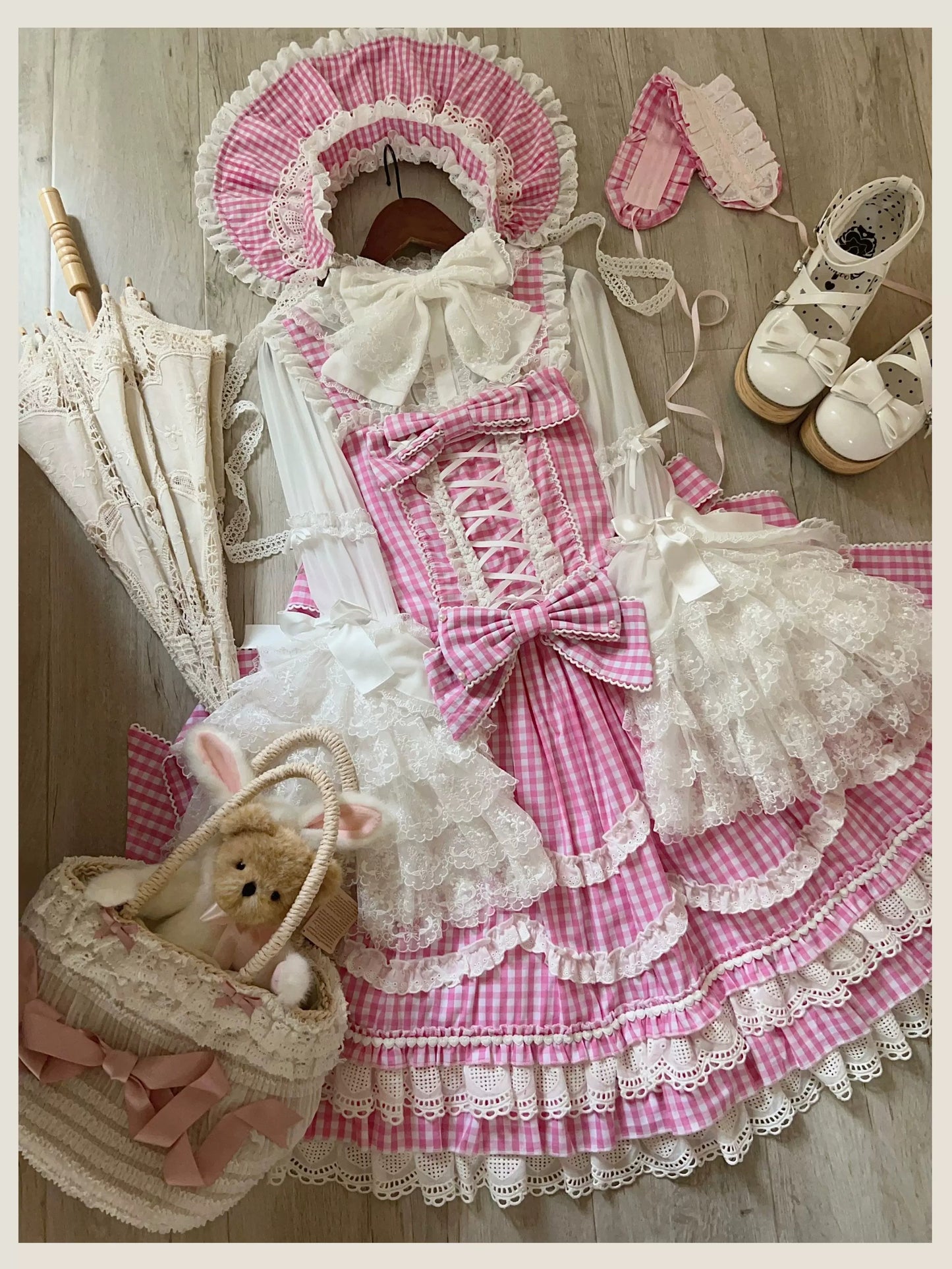 Plaid Baileys ジャンパースカート・フルセット【TaTaTa Lolita】