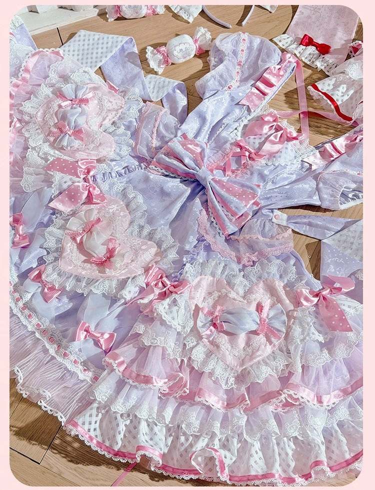 【受注予約~12/8】Candy Wrapper ワンピース【花与珍珠匣】