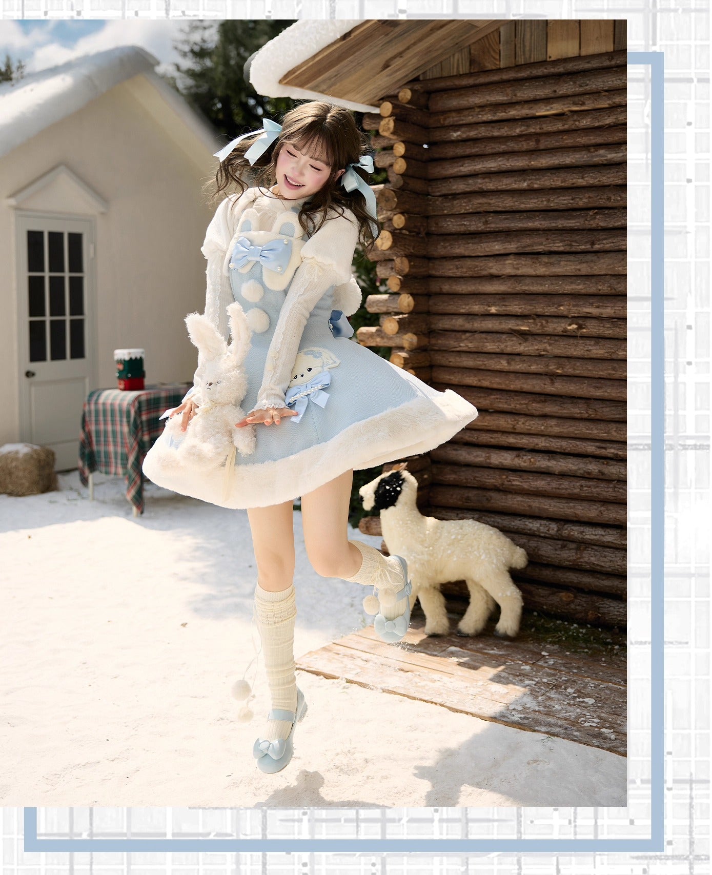 【受注予約~10/20】Champs Messenger ジャンパースカート・インナートップス【LizBird】