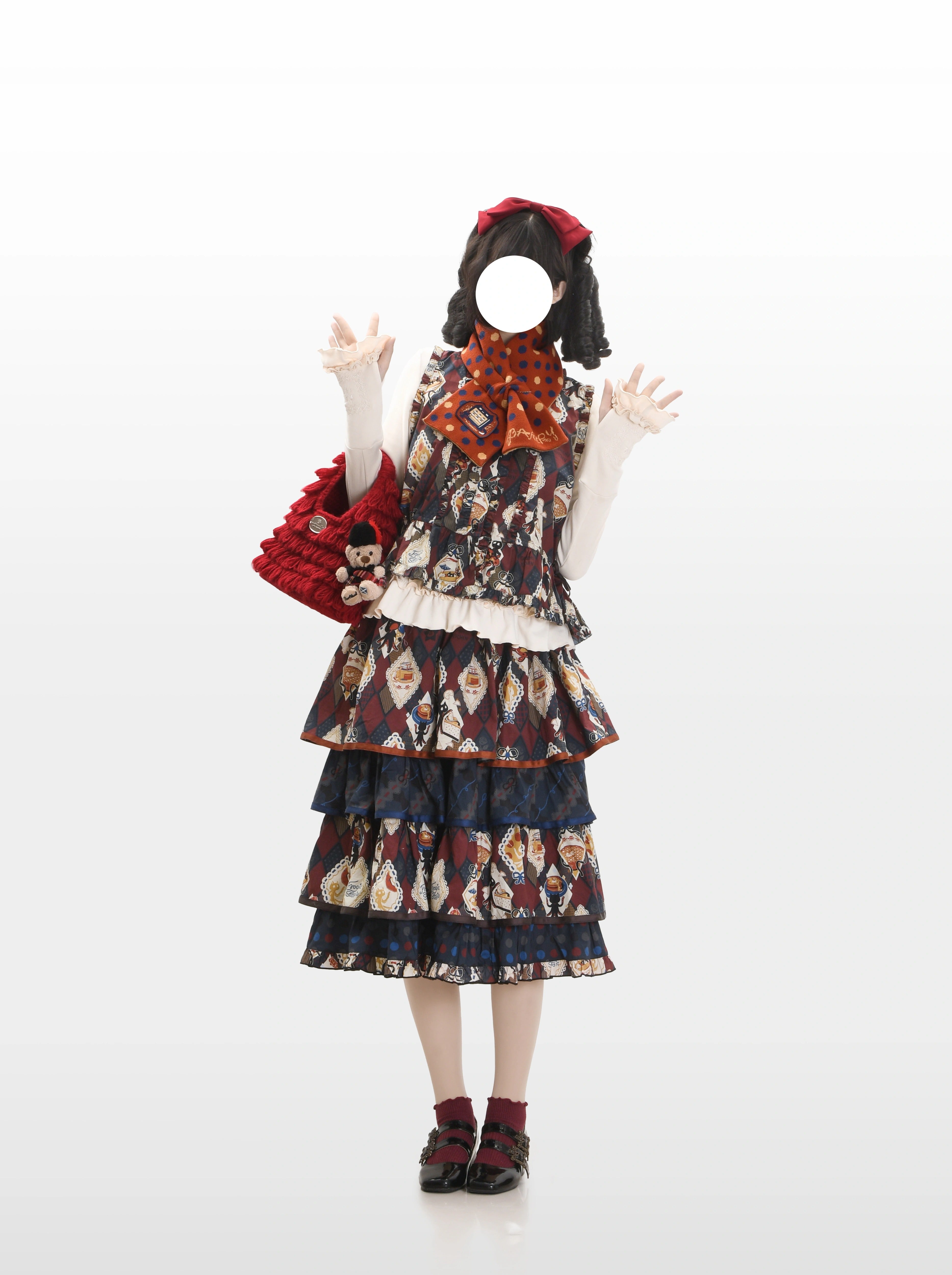 Cat Afternoon Tea マフラー【FrogicStudio】 – Epetice